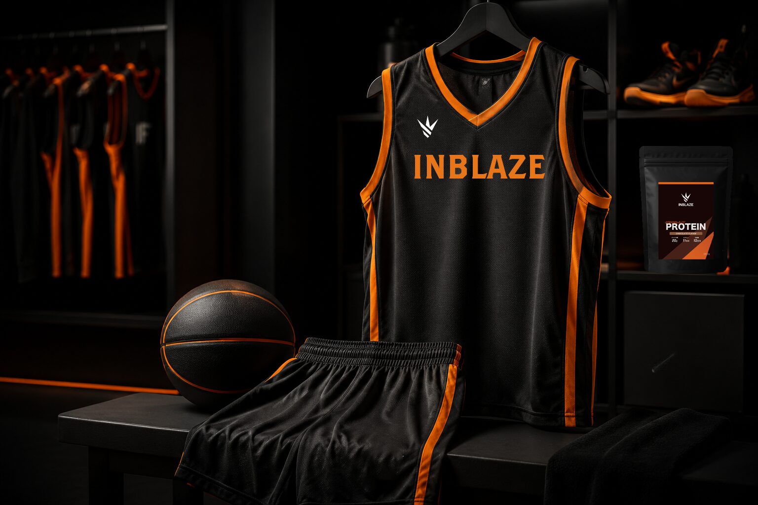 INBLAZEのオーダーユニフォームとチームグッズ